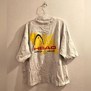 Vintage 1980's HEAD Junior Classic Graphic T-shirt | Size XL